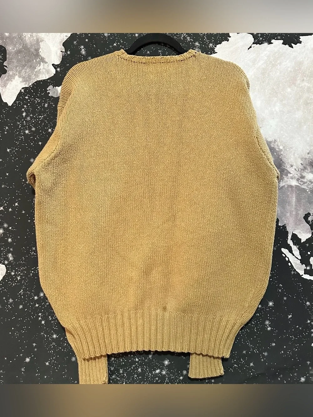 Polo Ralph Lauren Beige Knit Crewneck Sweater
